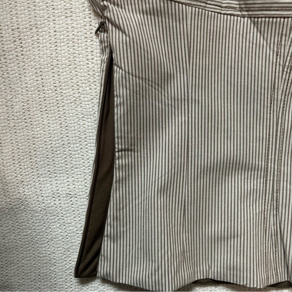 Zara Gray Pinstripe Bustier - Picture 8 of 9